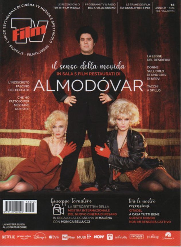 FILM TV magazine side cover Issue 24 17 June 2023