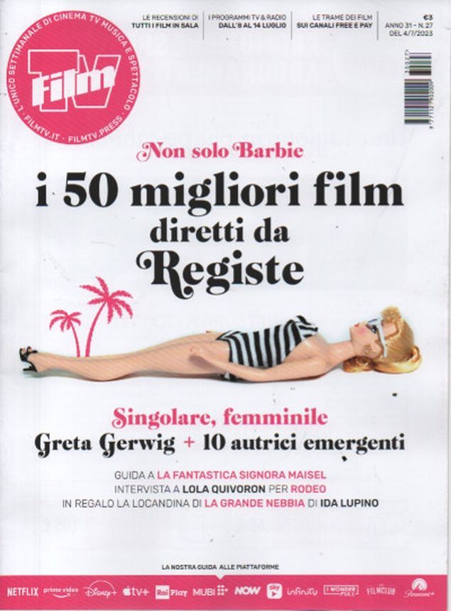 FILM TV magazine side cover Issue 27 8 July 2023