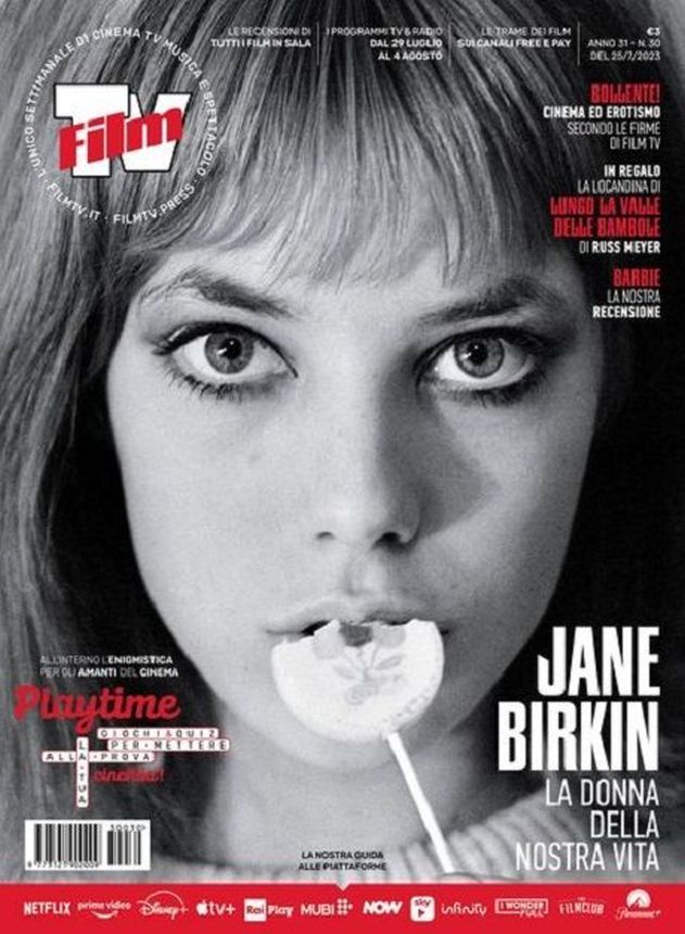FILM TV magazine side cover Issue 30 29 July 2023