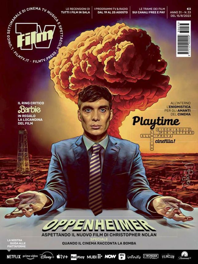 FILM TV magazine side cover Issue 33 19 August 2023