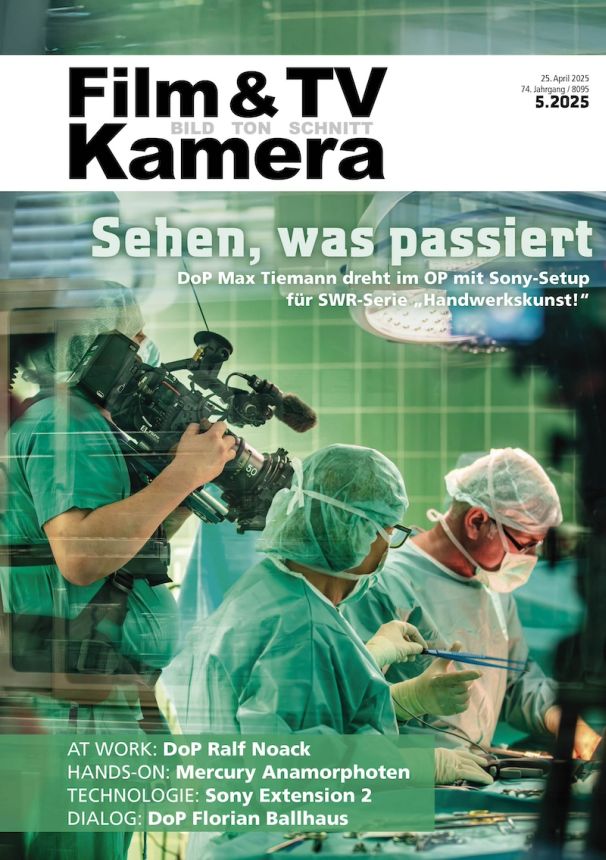 FILM TV KAMERAMANN magazine side cover  May 2025