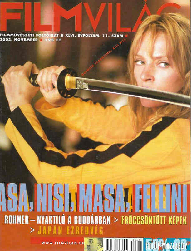 FILMVILAG magazine side cover  November 2003
