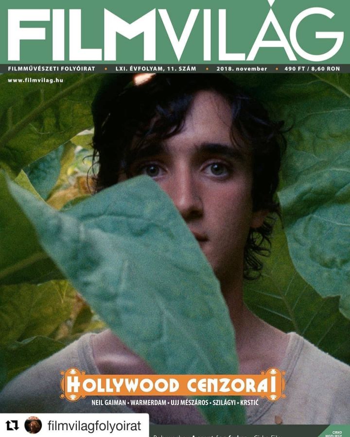 FILMVILAG magazine side cover  November 2018