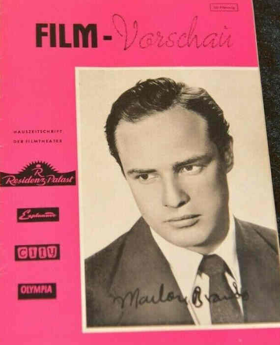 PALACE FILM VORSCHAU magazine side cover  January/February 1958