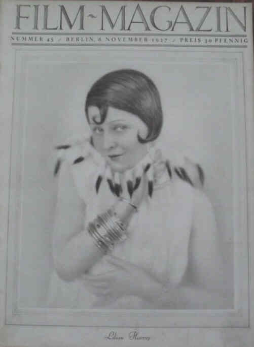FILM-MAGAZIN magazine side cover Issue 45 6 November 1927