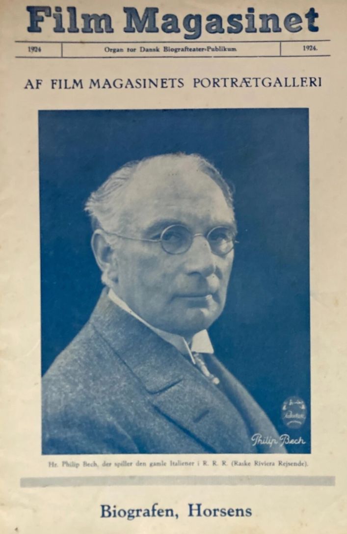FILM MAGASINET DENMARK magazine side cover   1924