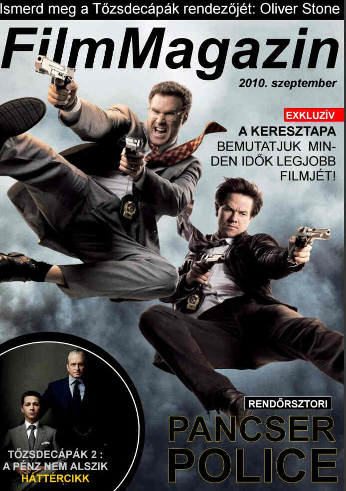 FILM MAGAZIN (Hu) magazine side cover  September 2010