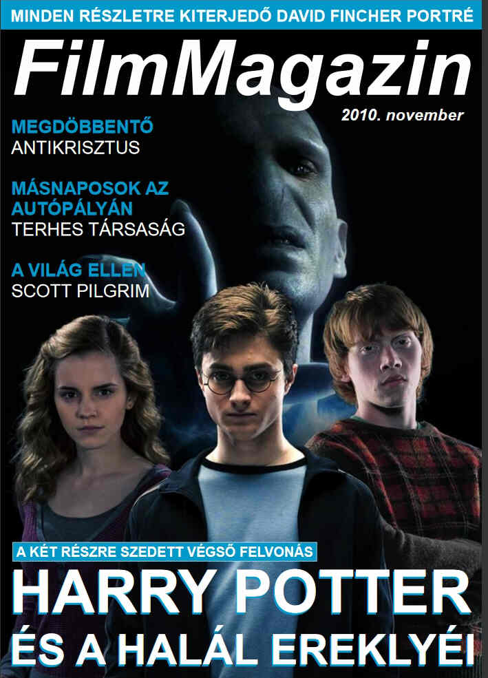 FILM MAGAZIN (Hu) magazine side cover  November 2010