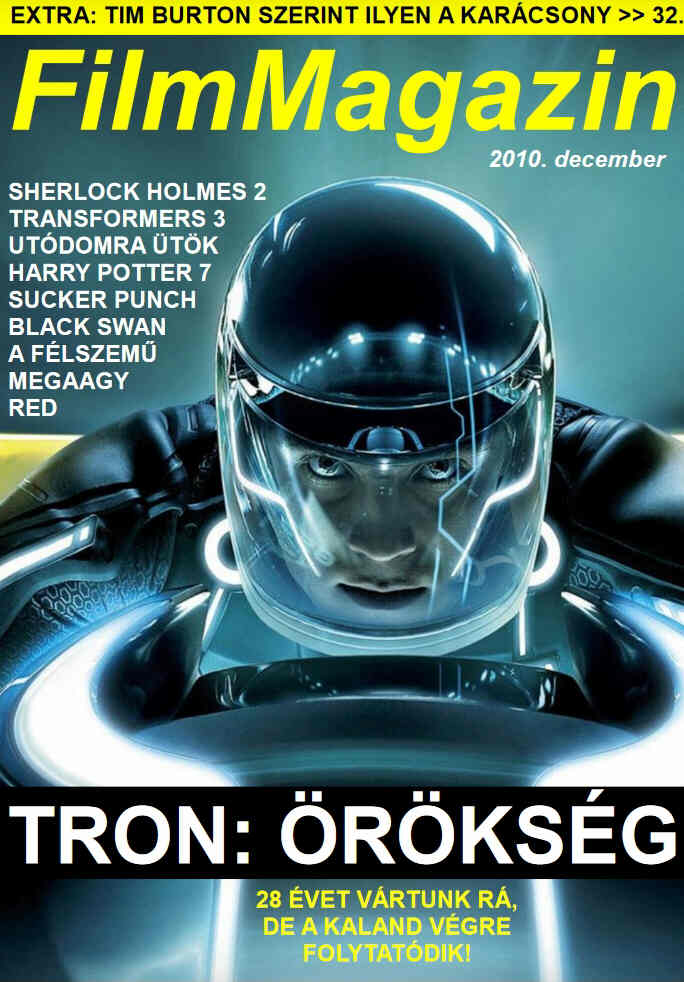 FILM MAGAZIN (Hu) magazine side cover  December 2010