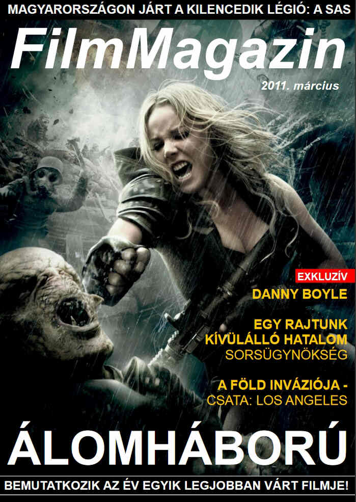 FILM MAGAZIN (Hu) magazine side cover  March 2011