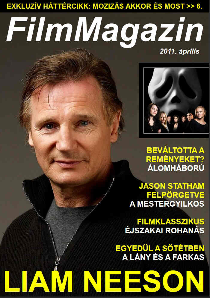 FILM MAGAZIN (Hu) magazine side cover  April 2011