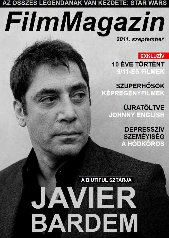 FILM MAGAZIN (Hu) magazine side cover  September 2011