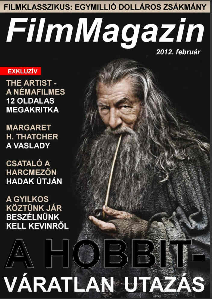FILM MAGAZIN (Hu) magazine side cover  February 2012