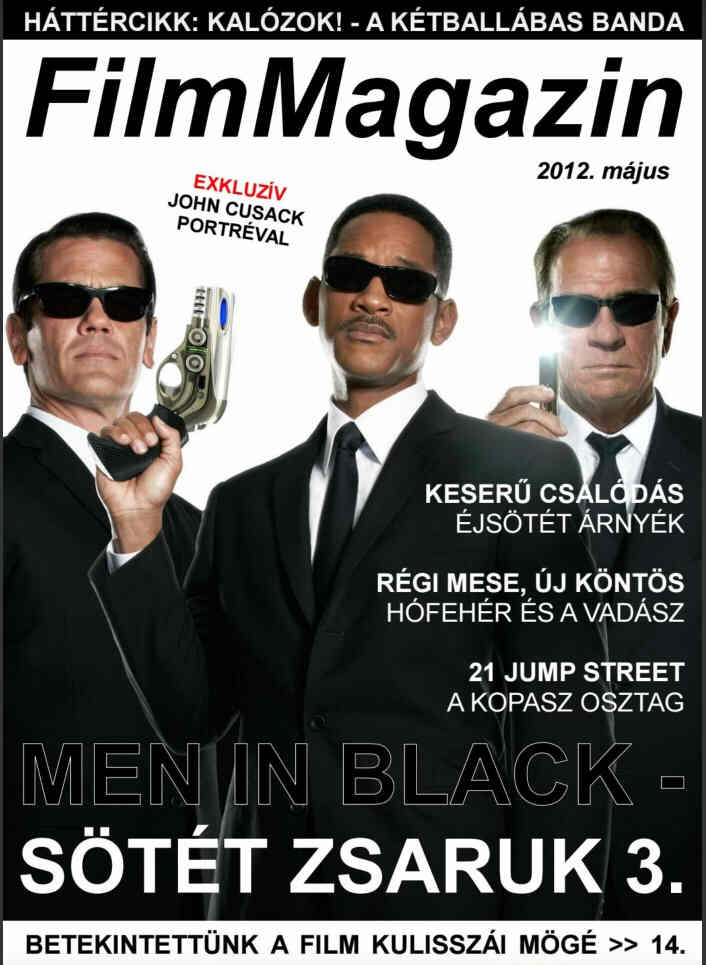 FILM MAGAZIN (Hu) magazine side cover  May 2012
