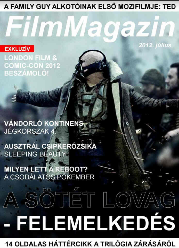 FILM MAGAZIN (Hu) magazine side cover  July 2012