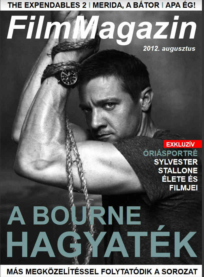 FILM MAGAZIN (Hu) magazine side cover  August 2012
