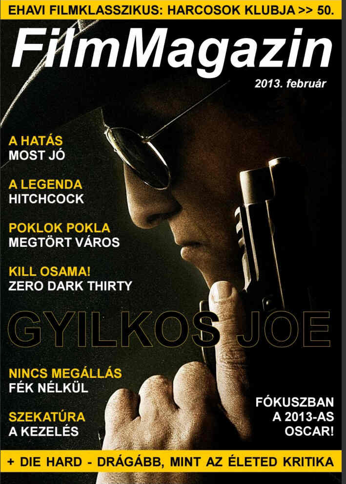 FILM MAGAZIN (Hu) magazine side cover  February 2013