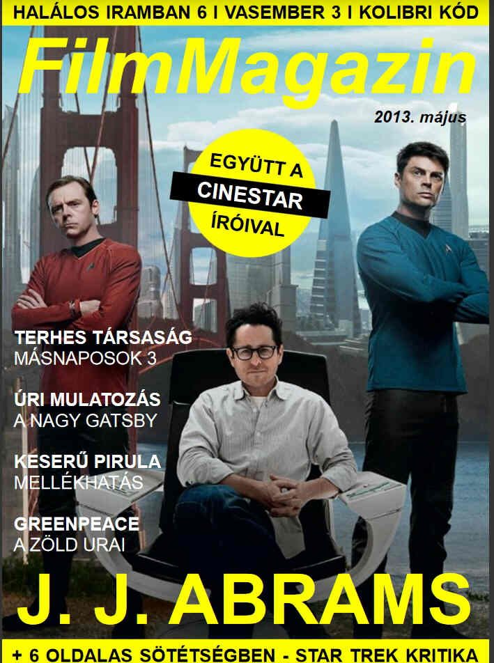 FILM MAGAZIN (Hu) magazine side cover  May 2013