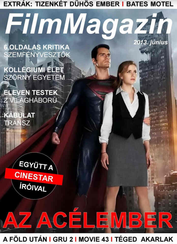 FILM MAGAZIN (Hu) magazine side cover  June 2013