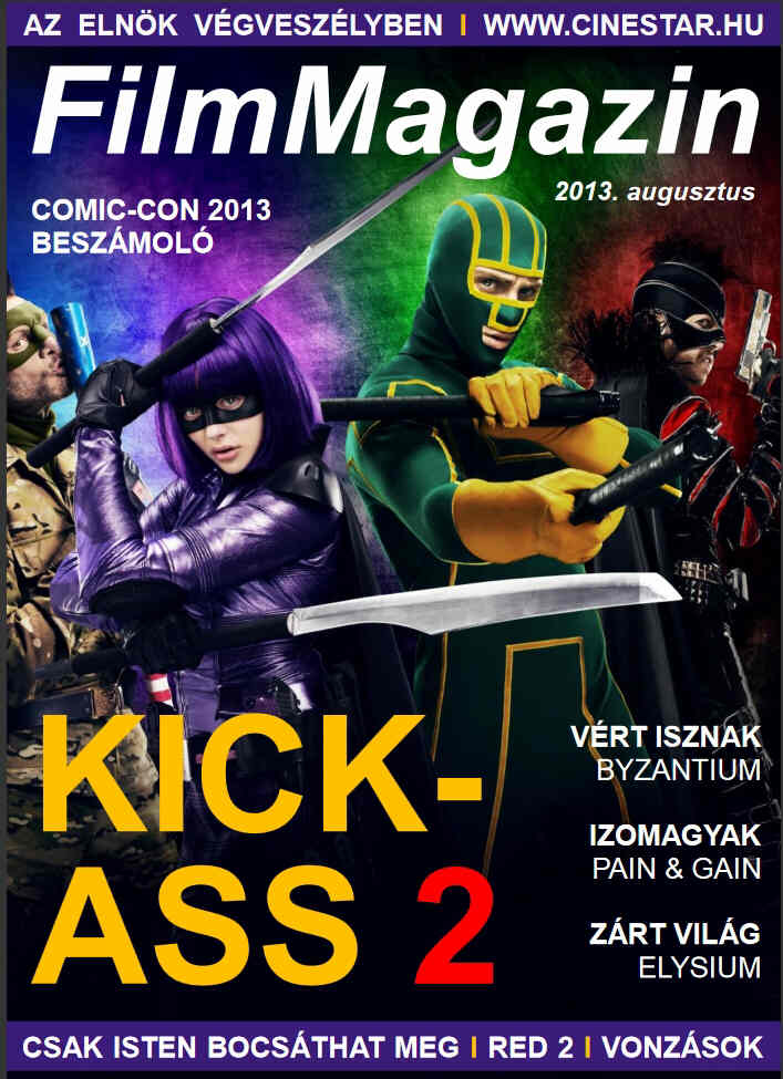 FILM MAGAZIN (Hu) magazine side cover  August 2013