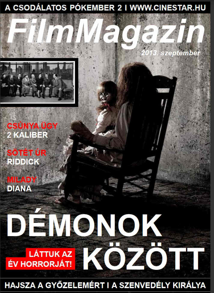 FILM MAGAZIN (Hu) magazine side cover  September 2013