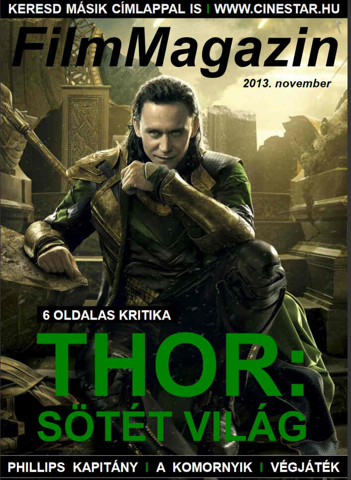FILM MAGAZIN (Hu) magazine side cover  November 2013