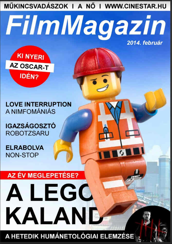 FILM MAGAZIN (Hu) magazine side cover  February 2014