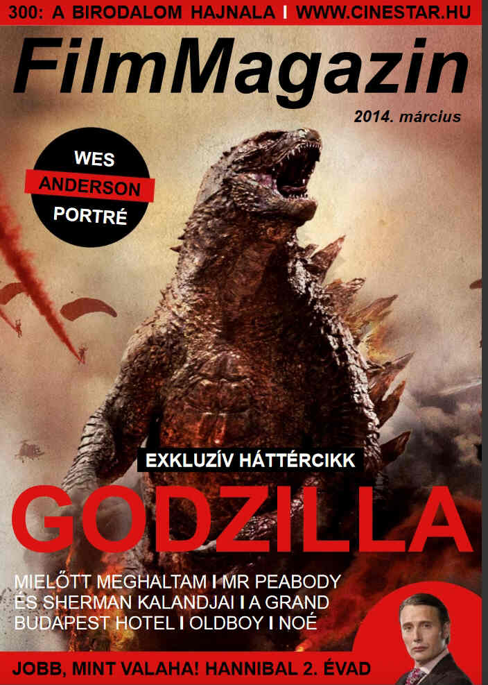 FILM MAGAZIN (Hu) magazine side cover  March 2014
