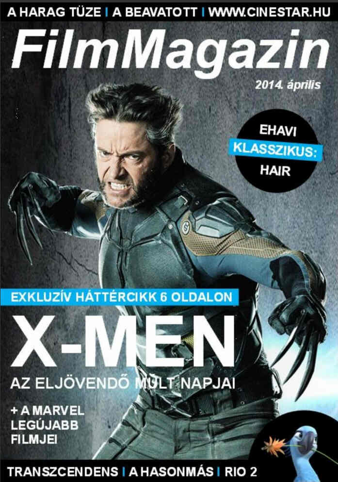 FILM MAGAZIN (Hu) magazine side cover  April 2014