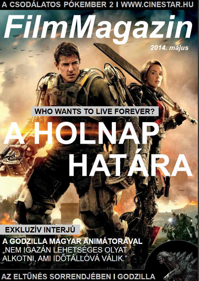 FILM MAGAZIN (Hu) magazine side cover  May 2014