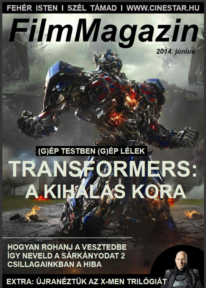 FILM MAGAZIN (Hu) magazine side cover  June 2014