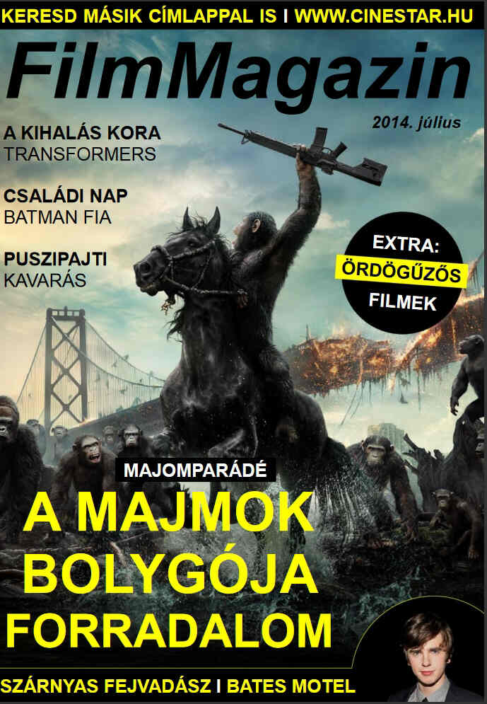 FILM MAGAZIN (Hu) magazine side cover  July 2014