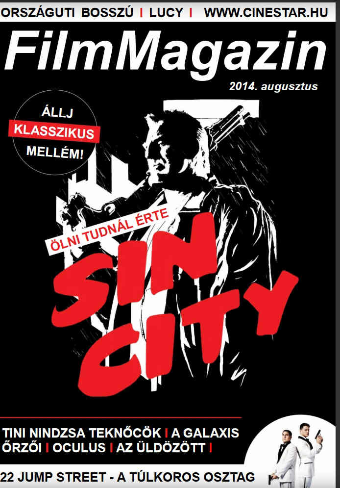 FILM MAGAZIN (Hu) magazine side cover  August 2014