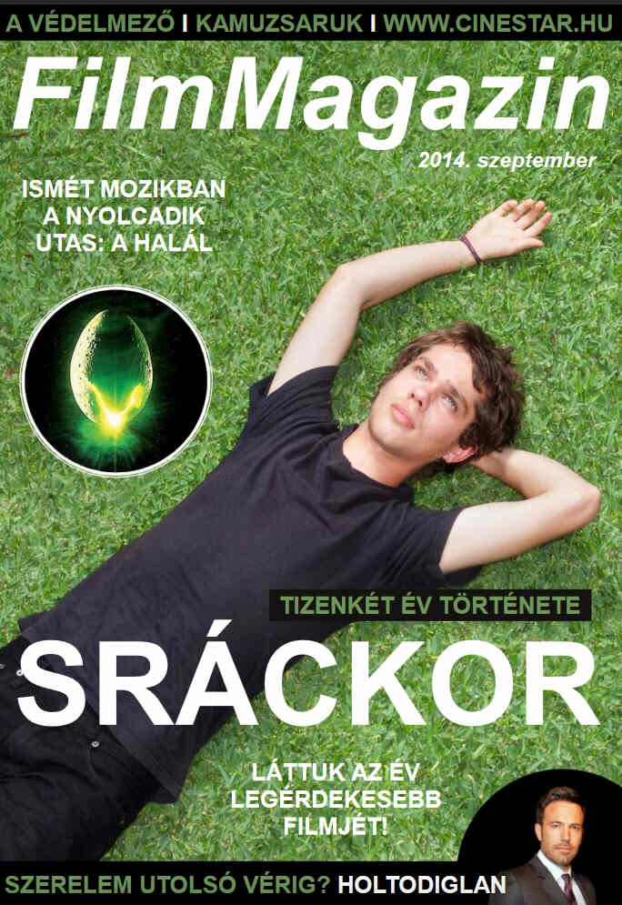 FILM MAGAZIN (Hu) magazine side cover  September 2014