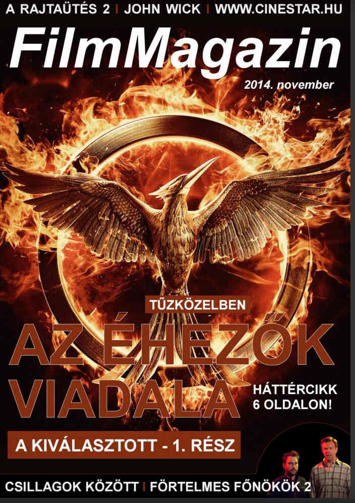 FILM MAGAZIN (Hu) magazine side cover  November 2014