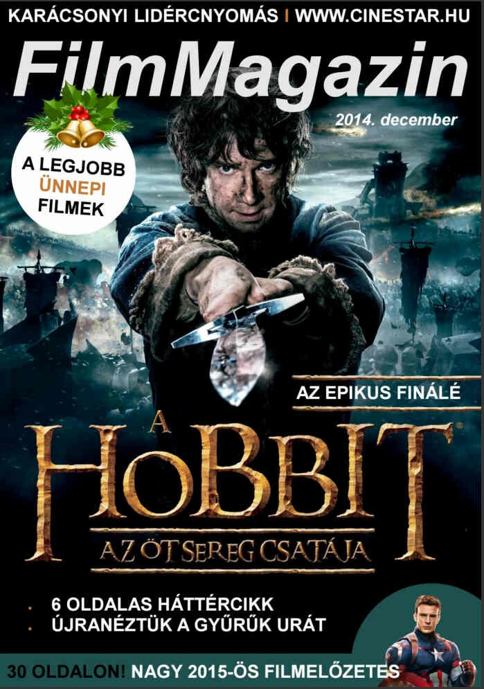 FILM MAGAZIN (Hu) magazine side cover  December 2014