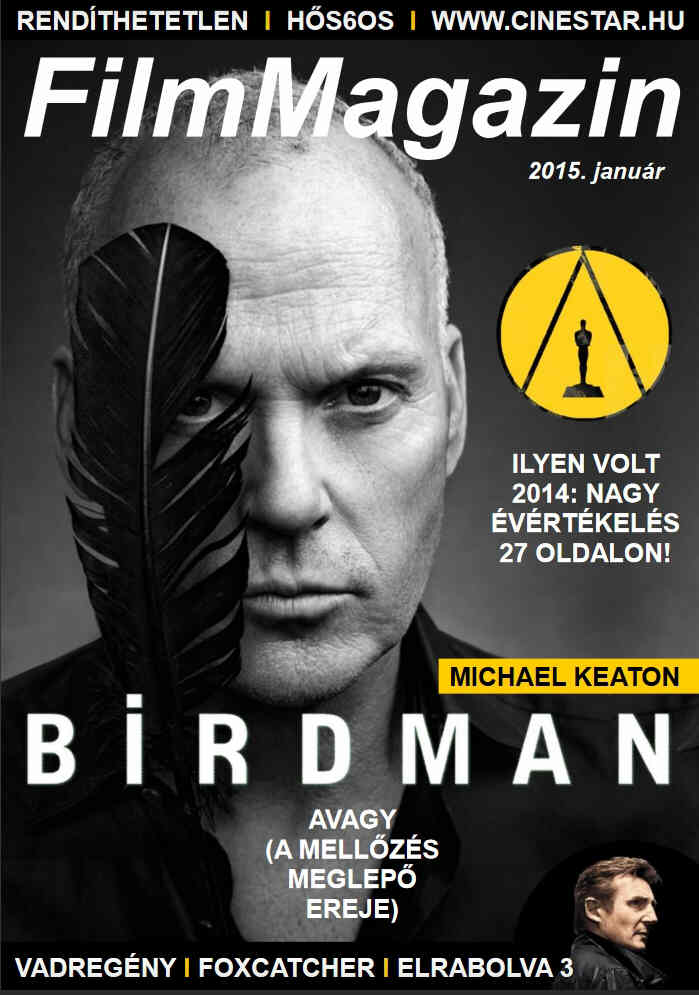 FILM MAGAZIN (Hu) magazine side cover  January 2015