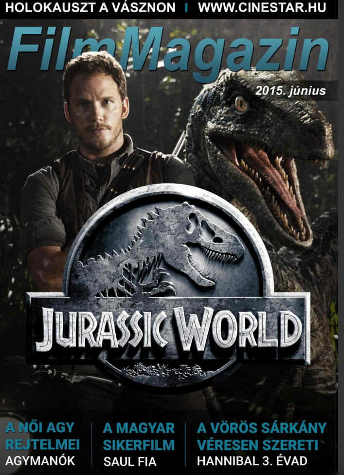 FILM MAGAZIN (Hu) magazine side cover  June 2015