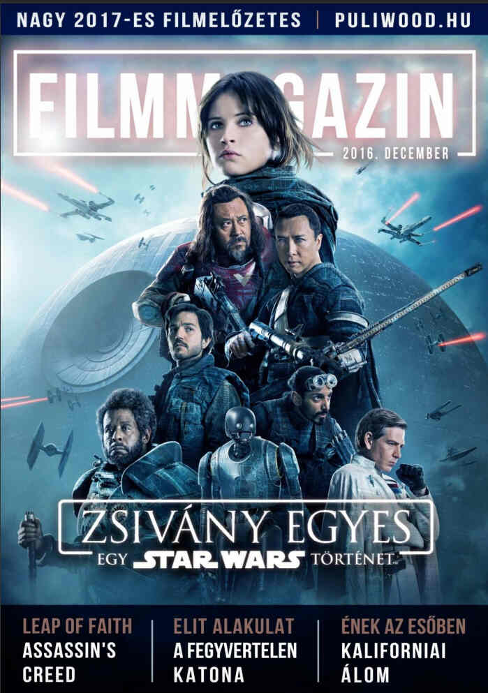 FILM MAGAZIN (Hu) magazine side cover  December 2016