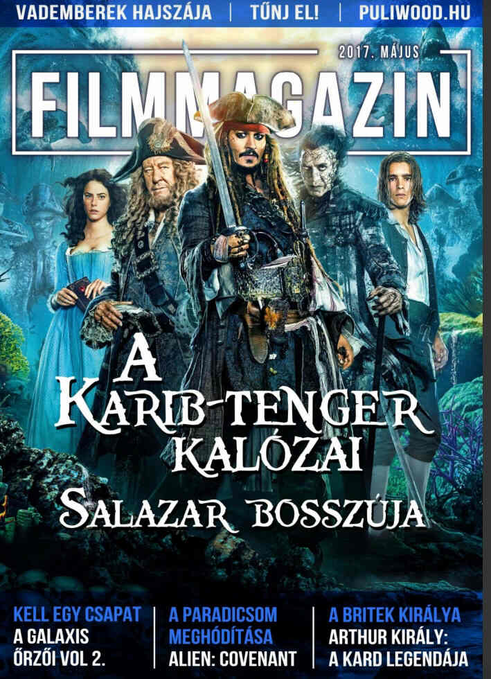 FILM MAGAZIN (Hu) magazine side cover  May 2017