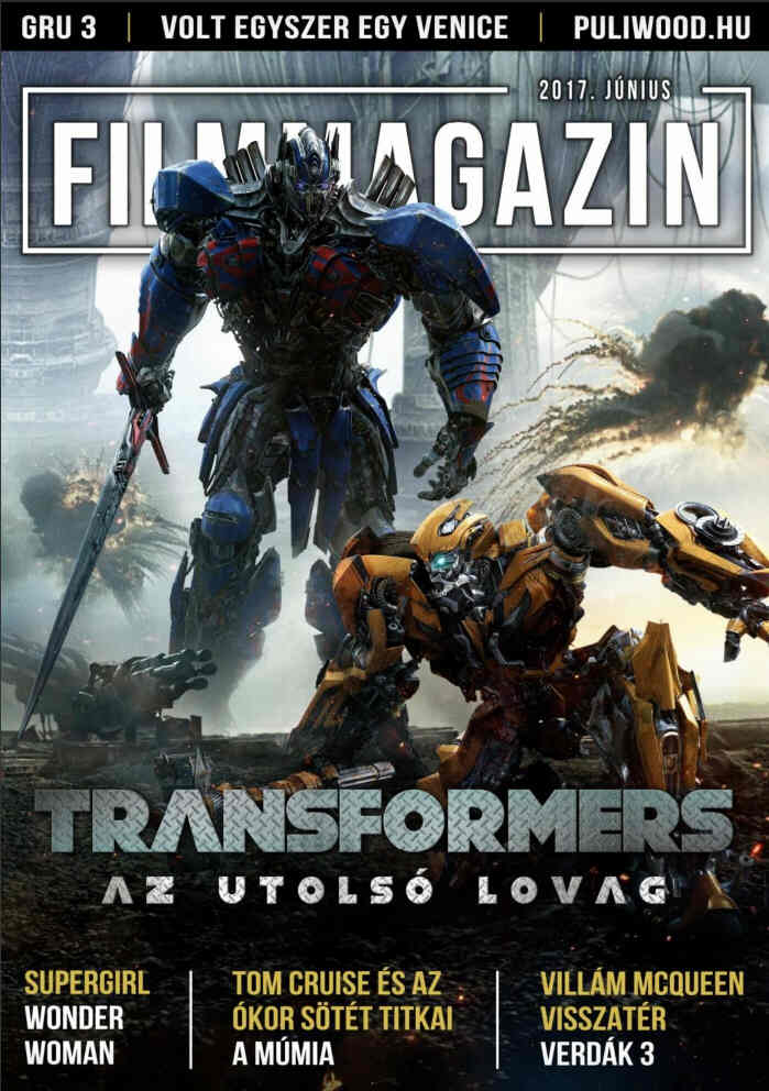 FILM MAGAZIN (Hu) magazine side cover  June 2017