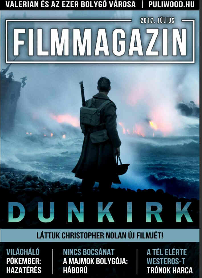 FILM MAGAZIN (Hu) magazine side cover  July 2017