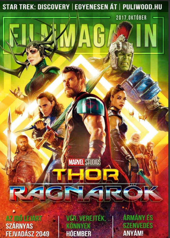 FILM MAGAZIN (Hu) magazine side cover  October 2017