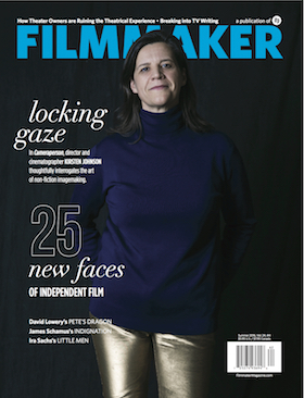 FILMMAKER magazine side cover Summer 2016
