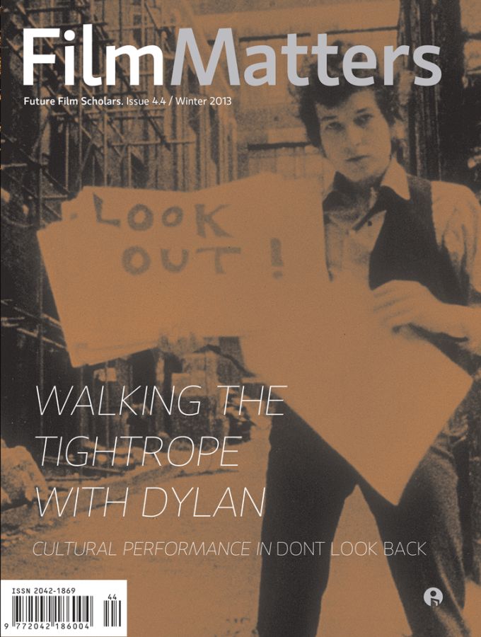 FILM MATTERS magazine side cover  Vol 4 # 4 Winter 2013