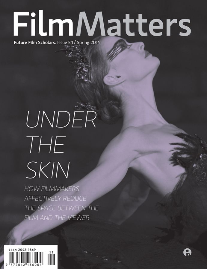 FILM MATTERS magazine side cover  Vol 5 # 1 Spring 2014