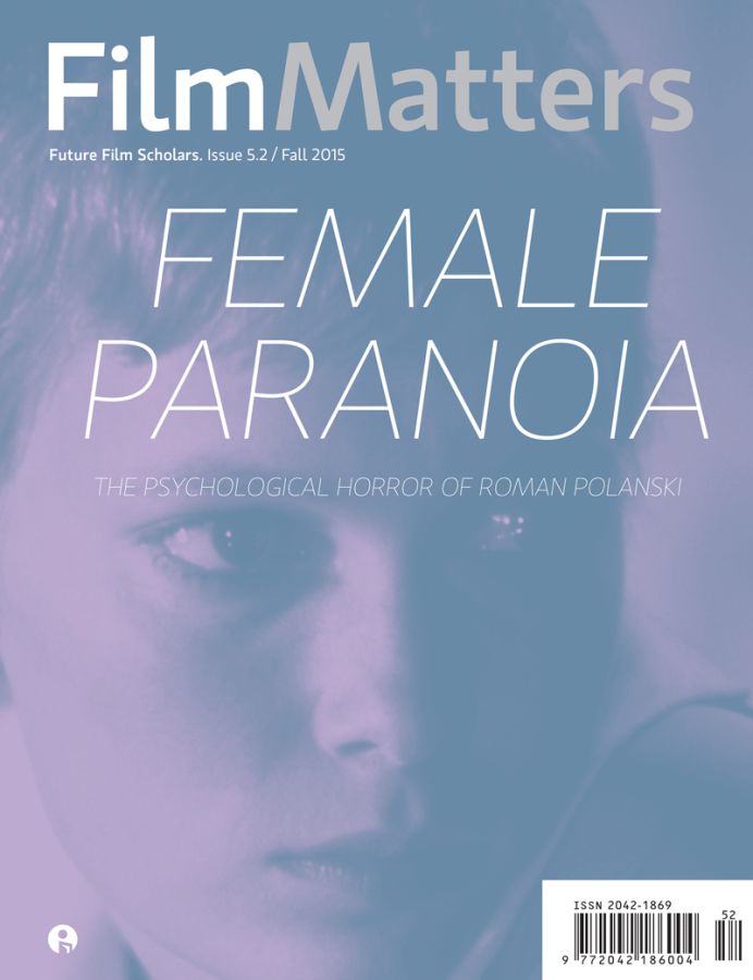 FILM MATTERS magazine side cover  Vol 5 # 2 Fall 2015