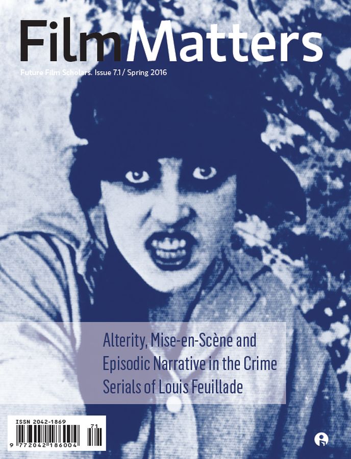 FILM MATTERS magazine side cover  Vol 7 # 1 Spring 2016