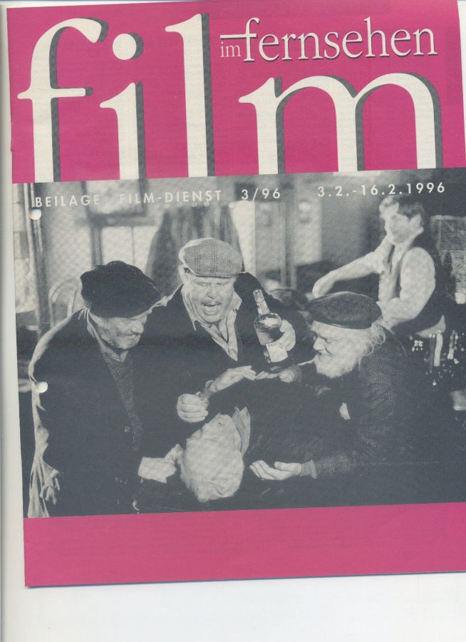 FILM IM FERNSEHEN magazine side cover Issue 3 3 February 1996