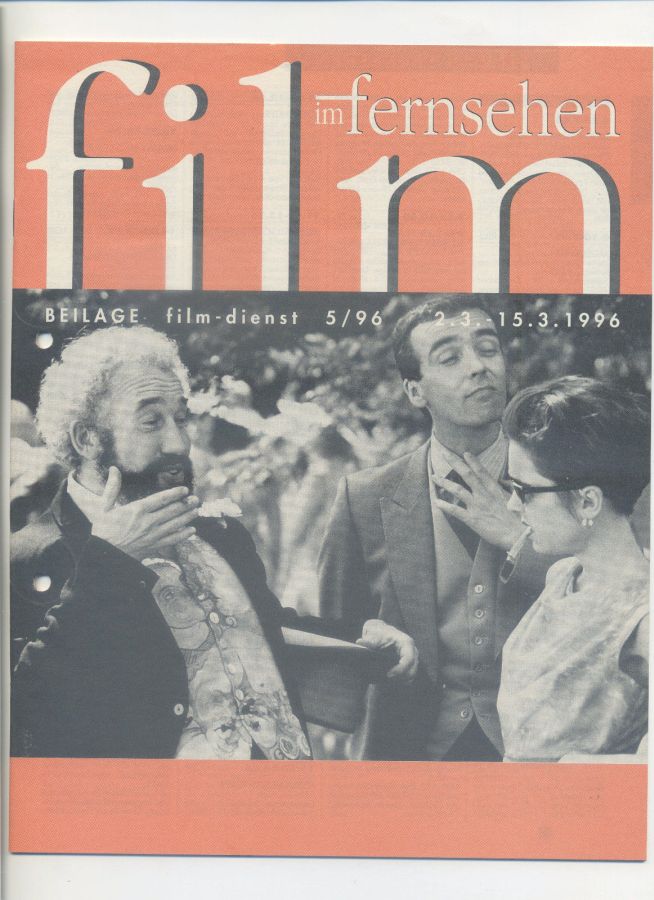 FILM IM FERNSEHEN magazine side cover Issue 5 2 March 1996